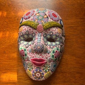 Decorative Mask/ Colorful / Glow In The Dark 5.5”